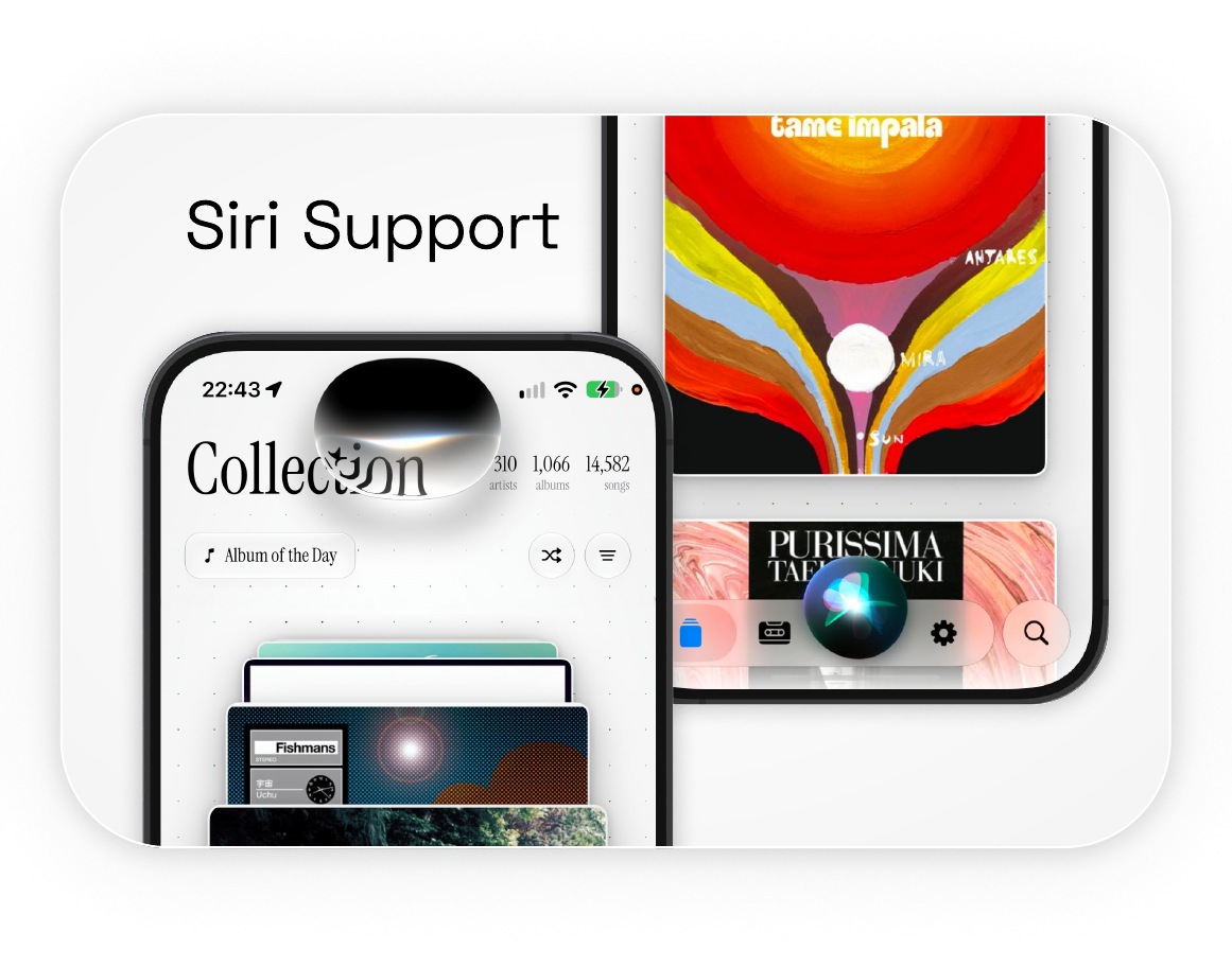 Siri support